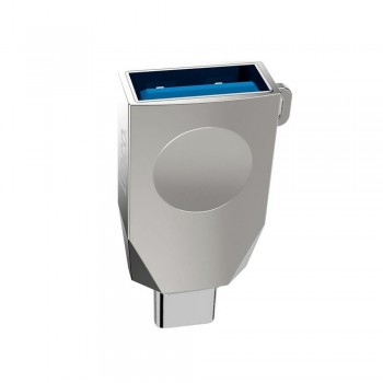 OTG-Адаптер перехідник Hoco UA9 Pearl Nickel, USB Type-C, швидкість передачі до 5 Gbps, підтримка OTG