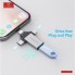 Адаптер перехідник OTG USB 3.0 Earldom ET-OT93, з роз'ємами Micro USB, Lightning, USB Type-C, сірий