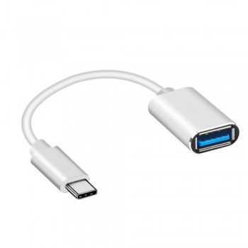 Адаптер перехідник OTG USB-C на USB 2.0 Baseus CAHUB-CB0, довжина 0.1 м, швидкість передачі даних до 480 Мбіт/с, сумісність з мобільними пристроями