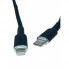 Кабель USB-C на Lightning Veron CL07, 27W, силіконовий, чорний, 2 метри