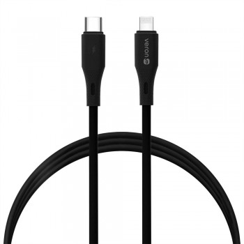Кабель USB Type-C на Lightning Veron X2, силіконовий, 2 м, 27 Вт, швидка зарядка