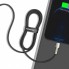 Кабель USB-C на Lightning 20W Baseus CATLJK-01, чорний, швидка зарядка 20 Вт, довжина 0.25 м, захист від перегріву