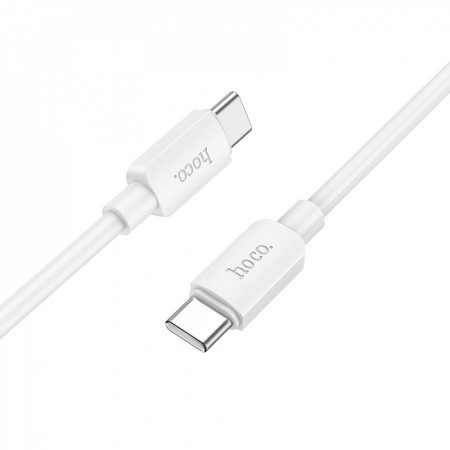 Кабель USB C to C Hoco X96, 60W, 1 м, білий