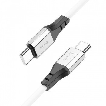 Кабель USB-C to C Hoco X86, 60W, 1м, білий
