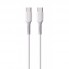Кабель USB C to C PD WiWU Armor Wi-C005C, 100W, 2 метри, білий