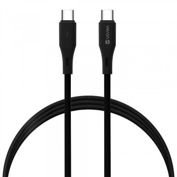 Кабель USB Type-C до Type-C Veron CC-X82, 60W PD, чорний