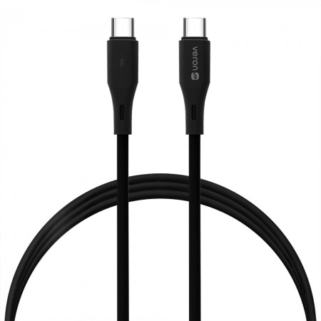 Кабель USB Type-C до Type-C Veron CC-X82, 60W PD, чорний