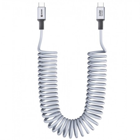 Кабель USB C to C 60W Veron CC13, 1.8 м, силіконовий, чорний