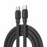 Кабель USB-C 100W PD WiWU YQ02, 1.2 м, чорний