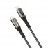 Кабель USB-C Veron CC02 Type-C до Type-C 100W, 1.2m, чорний
