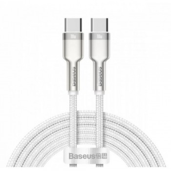 Кабель USB-C до USB-C 100W PD 2м Baseus Dynamic Series, білий