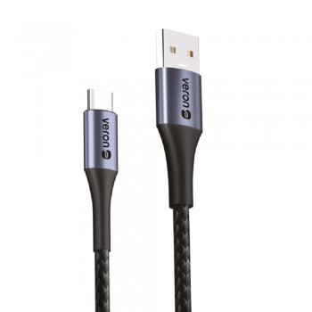 USB-C кабель Veron NC09, 3A, 1м, чорний USB-C кабель Veron NC09, 3A, 1м, чорний