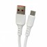 Кабель USB-C 2.4А 1м Veron TC03, силіконовий, екранований, корозійностійкі роз'єми