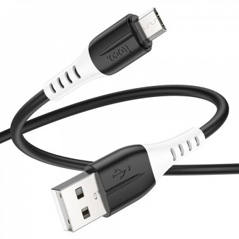 Кабель USB-C Hoco X82, 3A, 1м, силіконовий, чорний