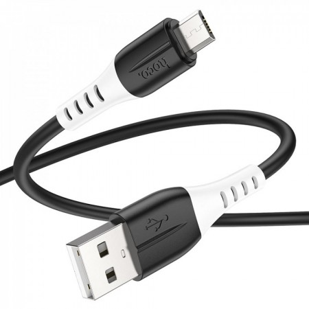 Кабель USB-C Hoco X82, 3A, 1м, силіконовий, чорний