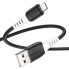 Кабель USB-C Hoco X82, 3A, 1м, силіконовий, чорний