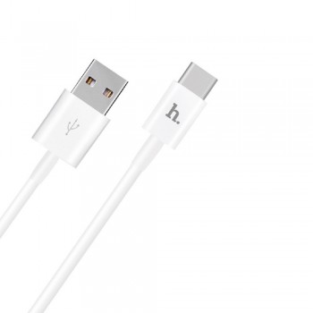 Кабель USB Type-C Hoco UPT02, 1.2 м, 2.1A, білий