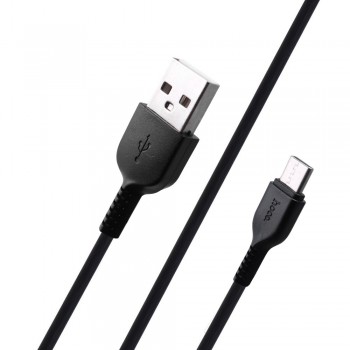 Кабель USB-C HOCO X13, 2.4A, 1м, чорний