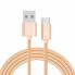 Кабель USB Type-C Hoco X2 плетений, 1 м, 2.4A, тканинна оболонка, лужена мідь