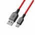 Кабель USB C Earldom EC-154C, 2.4A, 1м, червоний
