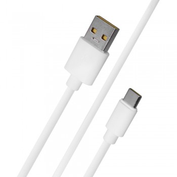 Кабель USB C Yoobao YB430C, 2A, 1.2m, білий, зносостійкий, швидка зарядка та передача даних