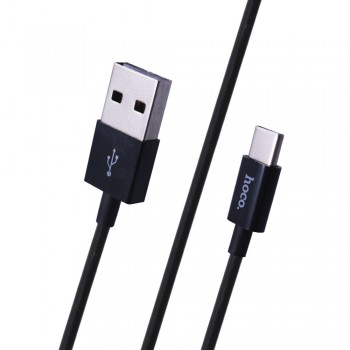 Кабель USB C Hoco X23, 2A, довжина 1 м, TPE обплетення, підтримка зарядки та синхронізації