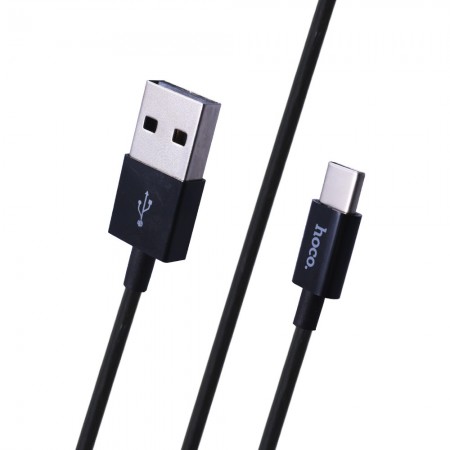 Кабель USB C Hoco X23, 2A, довжина 1 м, TPE обплетення, підтримка зарядки та синхронізації