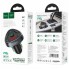 Fm Transmitter MP3 Car Charger 3.1A PD 2U Hoco E51 — Bluetooth V5.0, 2 USB порти, дисплей, підтримка USB флеш накопичувачів