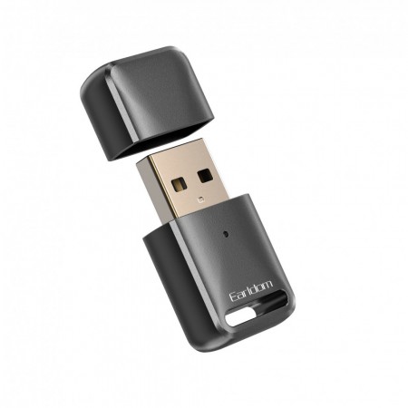 Bluetooth Audio Receiver Earldom ET-M91 для бездротового відтворення музики з телефону, USB сумісність, 10 м робочий діапазон, пластик.