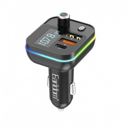 Fm Модулятор з MP3 та ЗАРЯДКИ в автомобілі, 3.1A, 2 USB + Type-C (PD), Bluetooth V5.0 — Veron