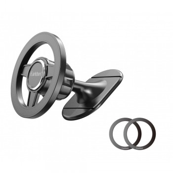 Автотримач магнітний Earldom ET-EH252, ABS+силікон, магнітна сила N50, клейка основа