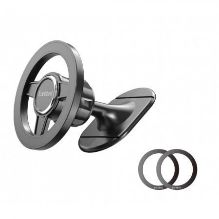 Автотримач магнітний Earldom ET-EH252, ABS+силікон, магнітна сила N50, клейка основа