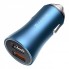 Зарядний пристрій для автомобіля 40W 2U Baseus Dual Quick Charger Blue CCJD-A03
