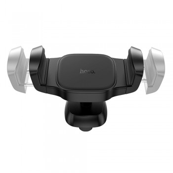 Кріплення для телефону Hoco H14 Pursue Pull Clip (для вентиляції), чорне, для пристроїв 4,5-7 дюймів, ABS+силикон