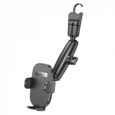 Автомобільний тримач для телефону Hoco H17 Waves, для дзеркала заднього виду, чорний