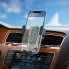 Автодержатель Hoco CA103 раздвижной на воздуховод, черный, для телефонов 4.5 - 7 дюймов, материал ABS+силикон