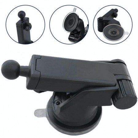 Кріплення на присосці з кульовою головкою Veron 101, для камер та інших пристроїв, легка установка, поворот на 360 градусів