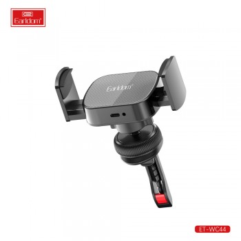 Автомобільний тримач з бездротовою зарядкою Earldom ET-WC44, 15W, на повітрозабірник