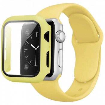 Ремінець Silicon & Glass Apple Watch 41 mm Yellow