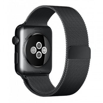 Ремінець для Apple Watch Milanese Loop 38 mm/40 mm/41 mm, чорний