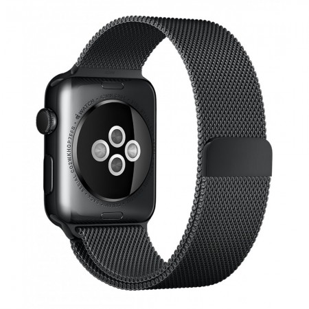 Ремінець для Apple Watch Milanese Loop 38 mm/40 mm/41 mm, чорний