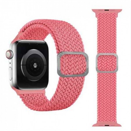 Ремінець плетений Apple Watch Braided 38 mm 40 mm 41 mm Рожевий