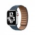 Ремешок Leather Link Apple Watch 38 мм 40 мм 41 мм Синий