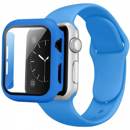 Ремешок Silicon & Glass Apple Watch 41 mm Sky Blue