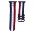Ремінець Buckle Nylon Apple Watch 38 mm 40 mm 41 mm Білий/Червоний/Синій