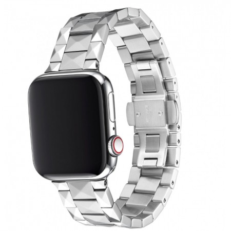 Ремешок Ceramic Rhombus Design Apple Watch Белый 38 mm