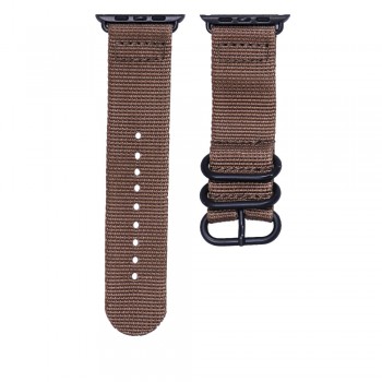 Ремінець Buckle Nylon Apple Watch 38 mm 40 mm 41 mm Коричневий