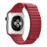 Ремешок Leather Loop Apple Watch 42 mm 44 mm 45 mm 49 mm Красный