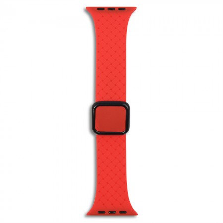 Ремінець Fabric Pattern Design Apple Watch 42 44 45 49 мм Червоний