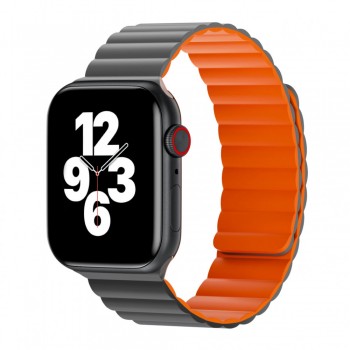 Ремінець Wiwu Wi-WB001 Gray & Orange 42 mm 44 mm 45 mm 49 mm
